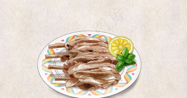 美食鸡排漫画图片