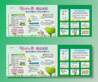 校园展板 宣传栏 心理健康图片