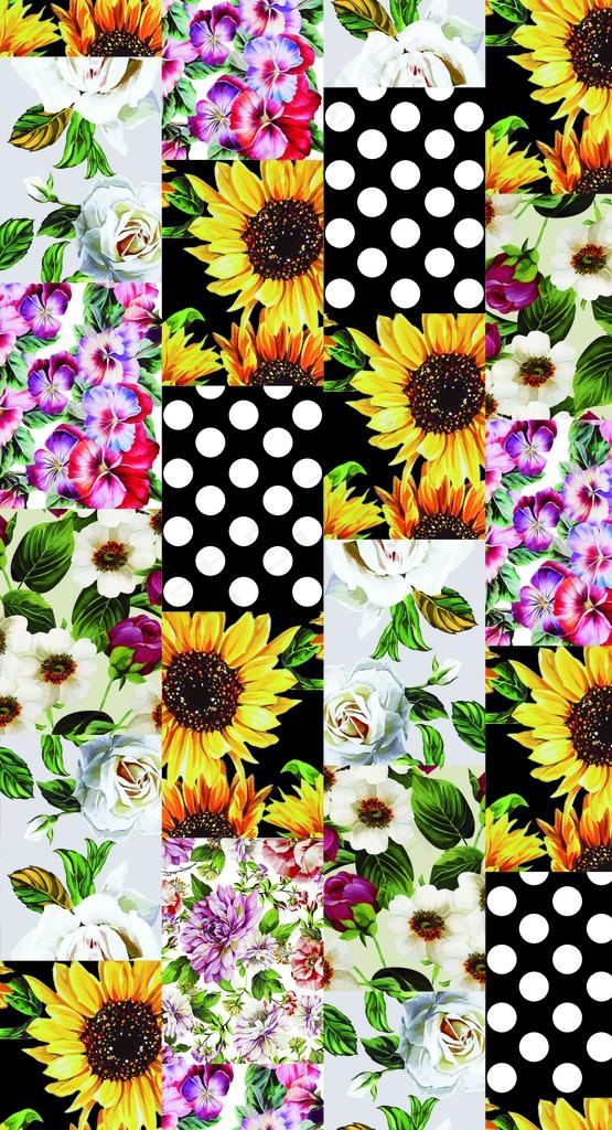 大牌   方巾   数码印花图片