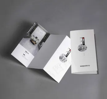 三折页样机图片