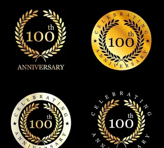 百年庆祝桂冠图片