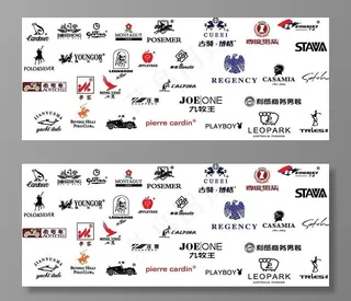 品牌男装标志图片