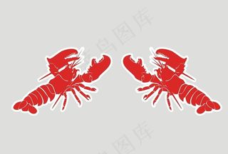 龙虾雕刻文件图片