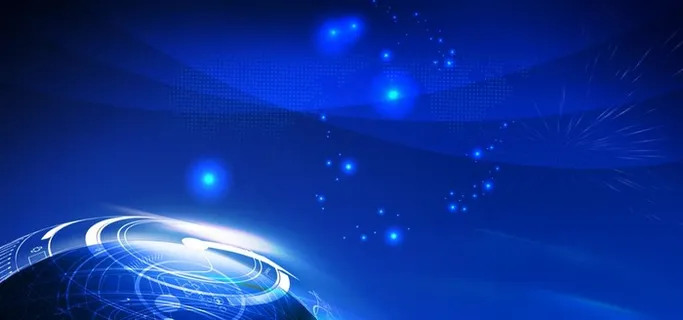 蓝色科技高峰论坛企业会议背景展图片
