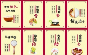 食堂海报图片
