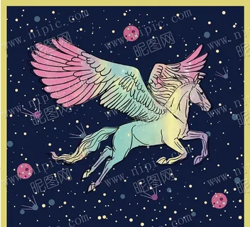 矢量独角兽图片