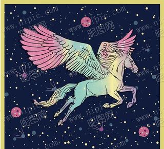 矢量独角兽图片