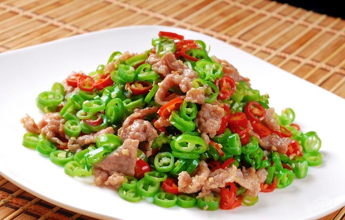 辣椒炒肉图片