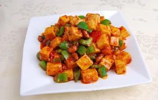 宫保素鸡丁图片