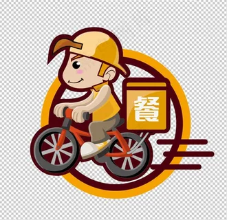 外卖小哥图片