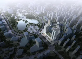 鸟瞰建筑图图片