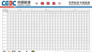 中国能建晴雨表图片