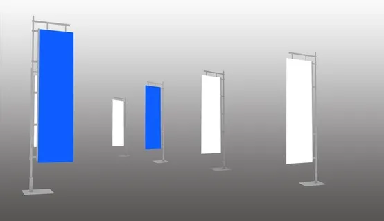 水柱旗道旗图片