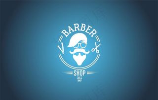 矢量图形 理发图片