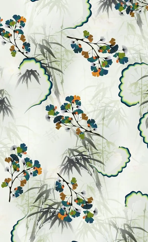 花朵 花卉 欧美印花 各种花图片(4724X7087(DPI:300))psd模版下载