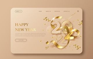 2022金色背景图片