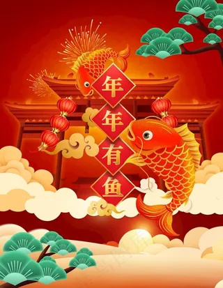 年年有鱼图片