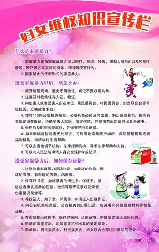 妇女维权宣传牌图片