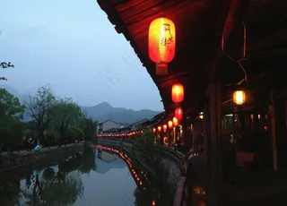 楠溪江丽水街图片