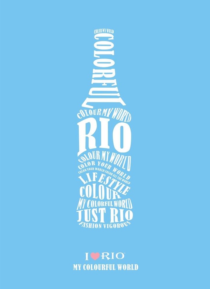 RIO鸡尾酒广告图片cdr矢量模版下载