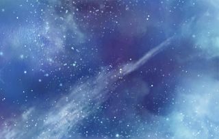 蓝色的星空背景图片