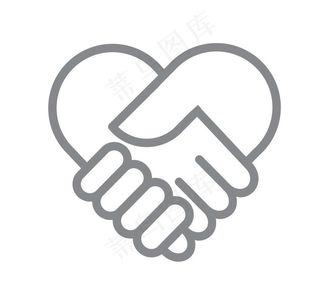 握手标志素材图片