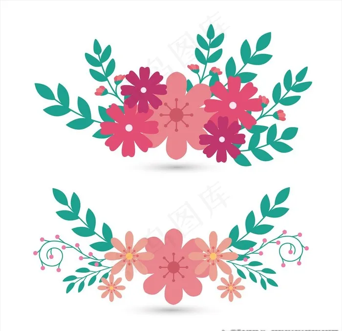 矢量手绘花朵图片eps,ai矢量模版下载