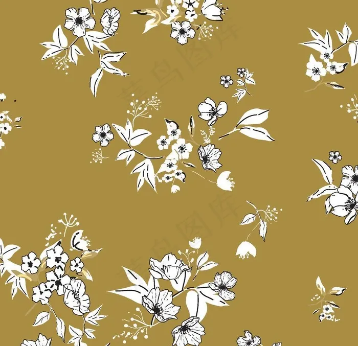 花朵 花卉 欧美印花 各种花图片eps,ai矢量模版下载