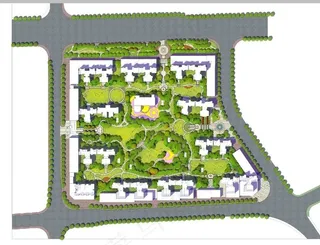 住宅景观平面图片