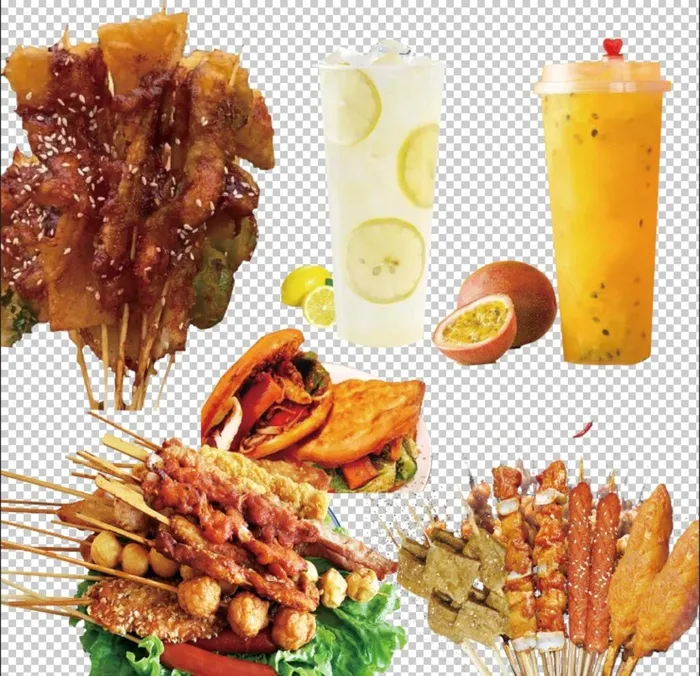 炸馍炸串饮品图图片(5906x5906)psd模版下载
