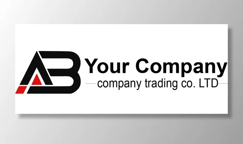 AB logo企业标志设计图片ai矢量模版下载