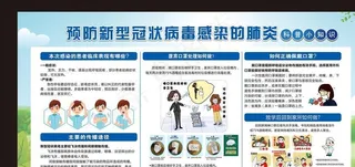 校园防疫宣传栏图片
