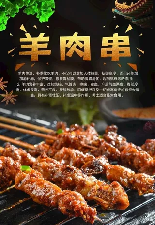 羊肉串图片