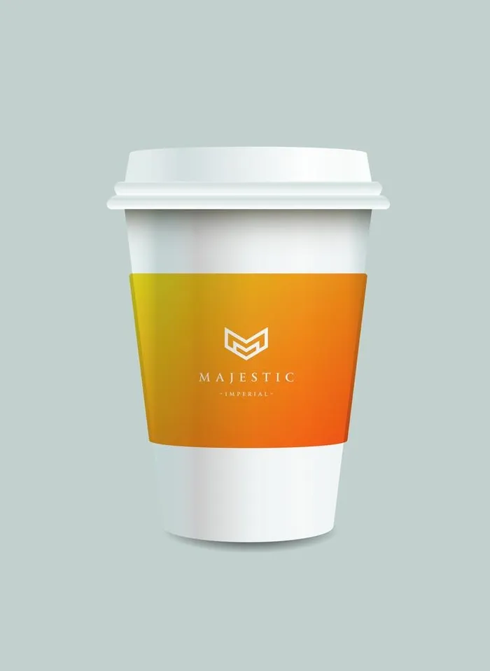 品牌形象奶茶杯效果图图片ai矢量模版下载