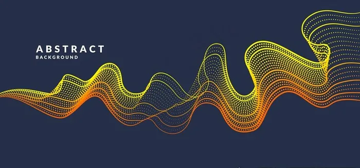 波浪背景图片ai矢量模版下载