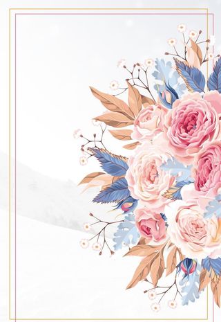 手绘花边底纹背景图片