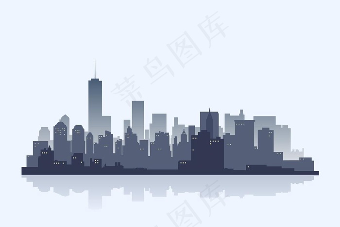 城市剪影图片
