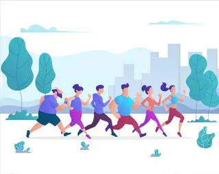 跑步运动图片