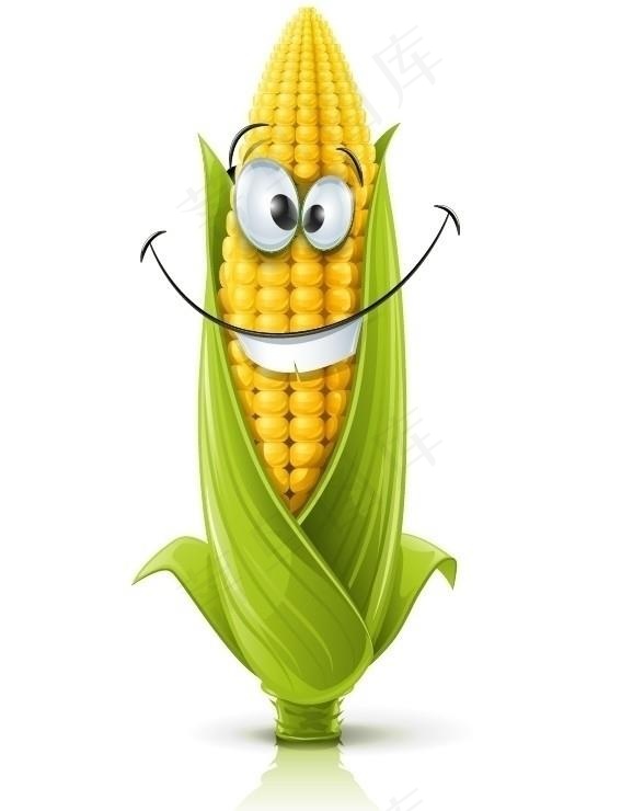 卡通玉米图片