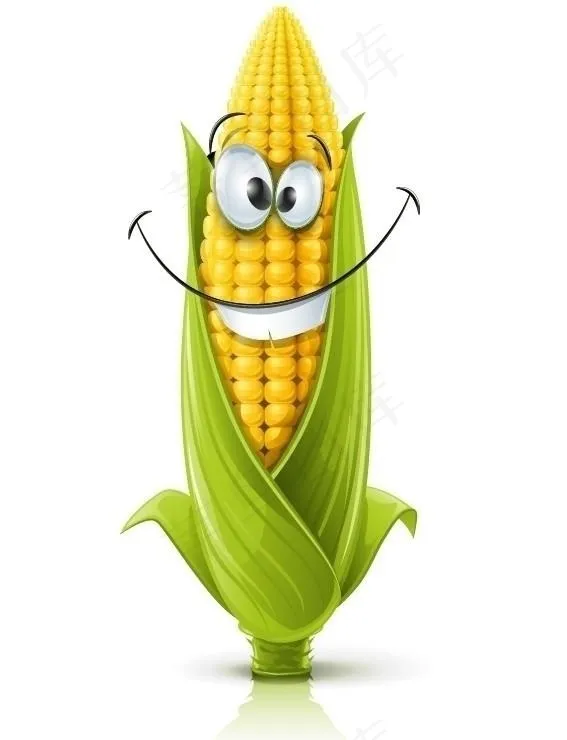 卡通玉米图片eps,ai矢量模版下载