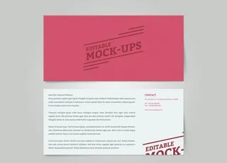 邀请函样机图片