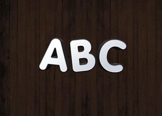 立体字样机图片