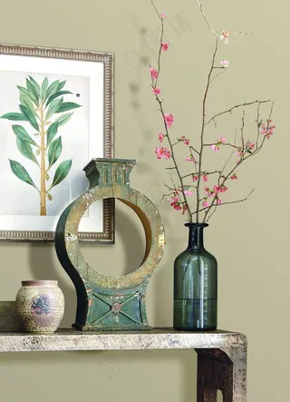 客厅场景图摆件图片