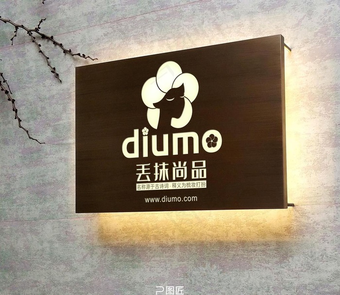 丟抹 一键样机 LOGO图片psd模版下载