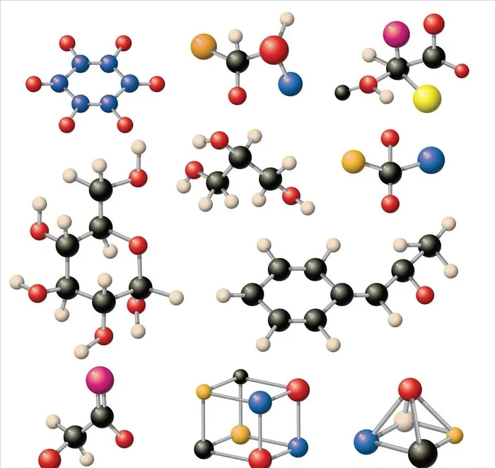 化学分子式图片ai矢量模版下载