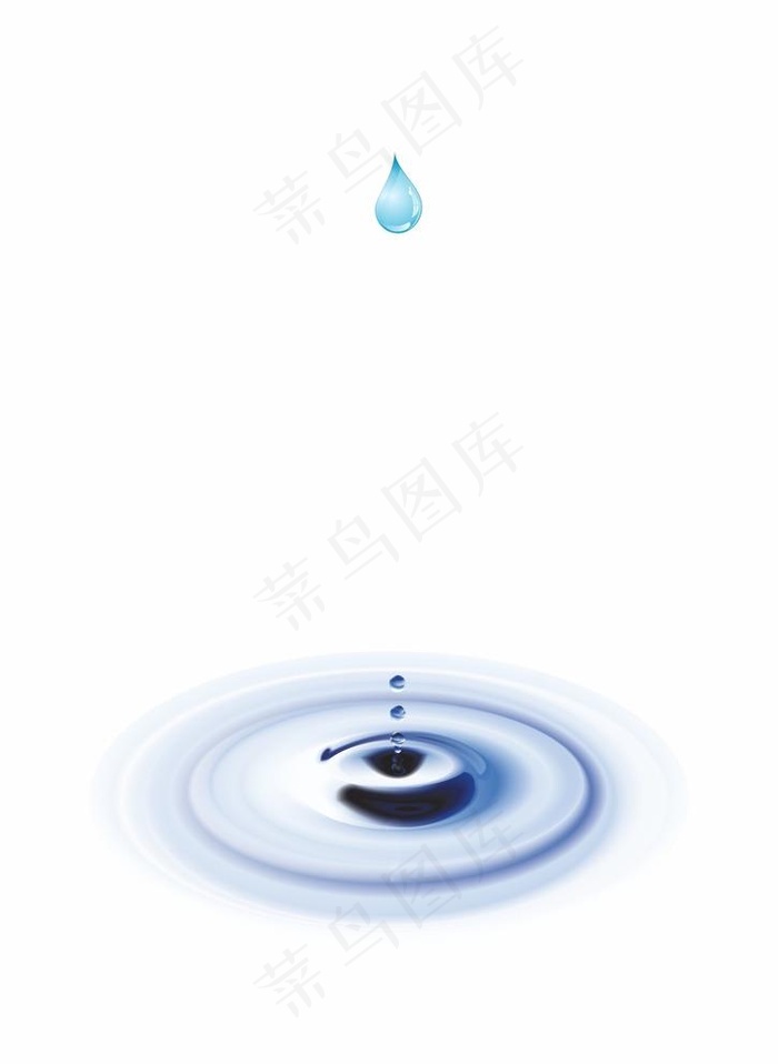 水滴水纹背景图片