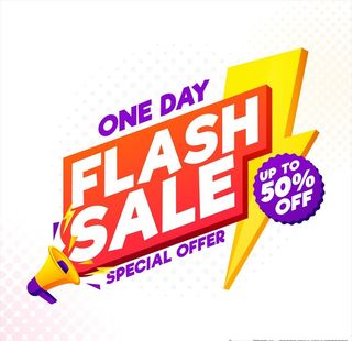 几何时尚促销活动标签设计图片