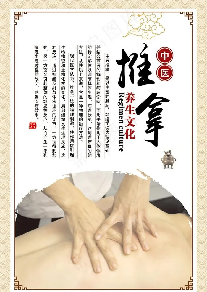 推拿 足疗 艾灸图片cdr矢量模版下载