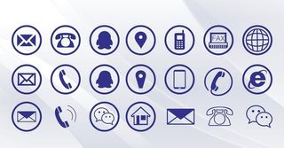 电话图标 qq图标 图片