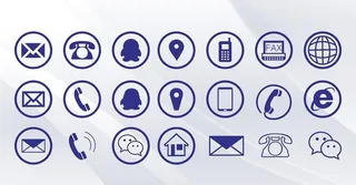 电话图标 qq图标 图片